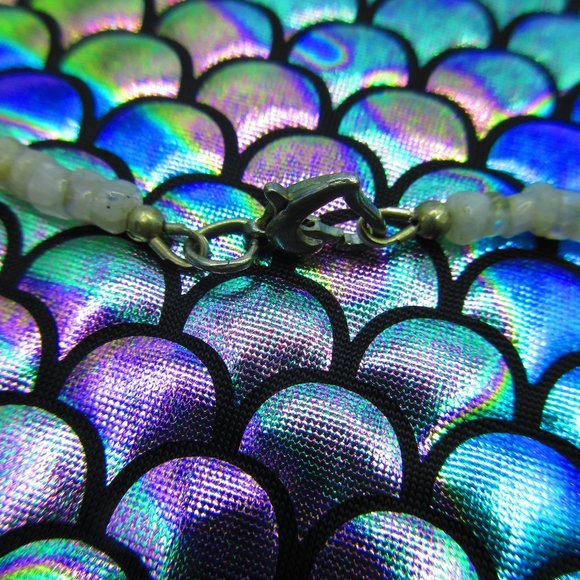 Rainbow Moonstone 22" Necklace - Picture 6 of 6